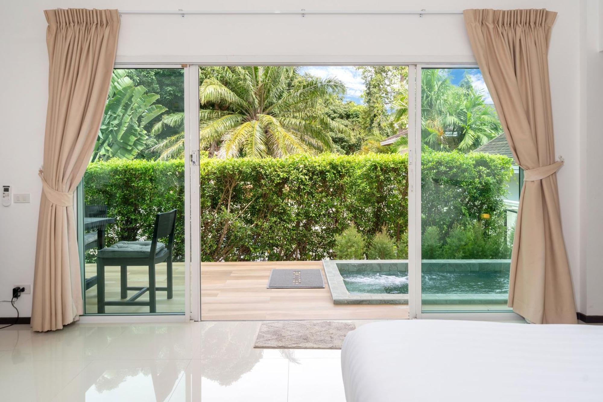 Oxavia Garden Oasis In Nai Harn - Your Private Tropical Garden With 3 Cabins And Jacuzzi Rawai Esterno foto