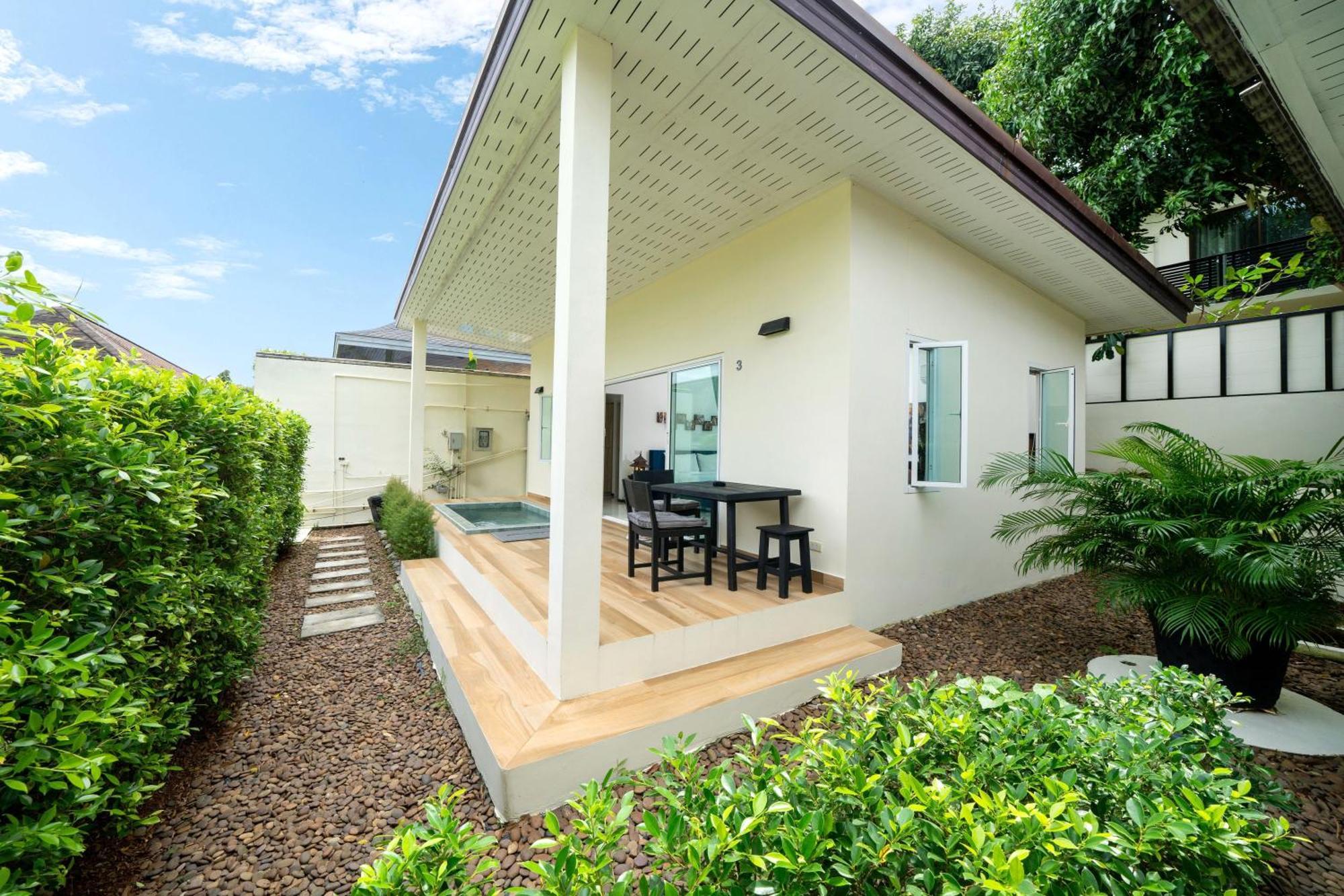 Oxavia Garden Oasis In Nai Harn - Your Private Tropical Garden With 3 Cabins And Jacuzzi Rawai Esterno foto