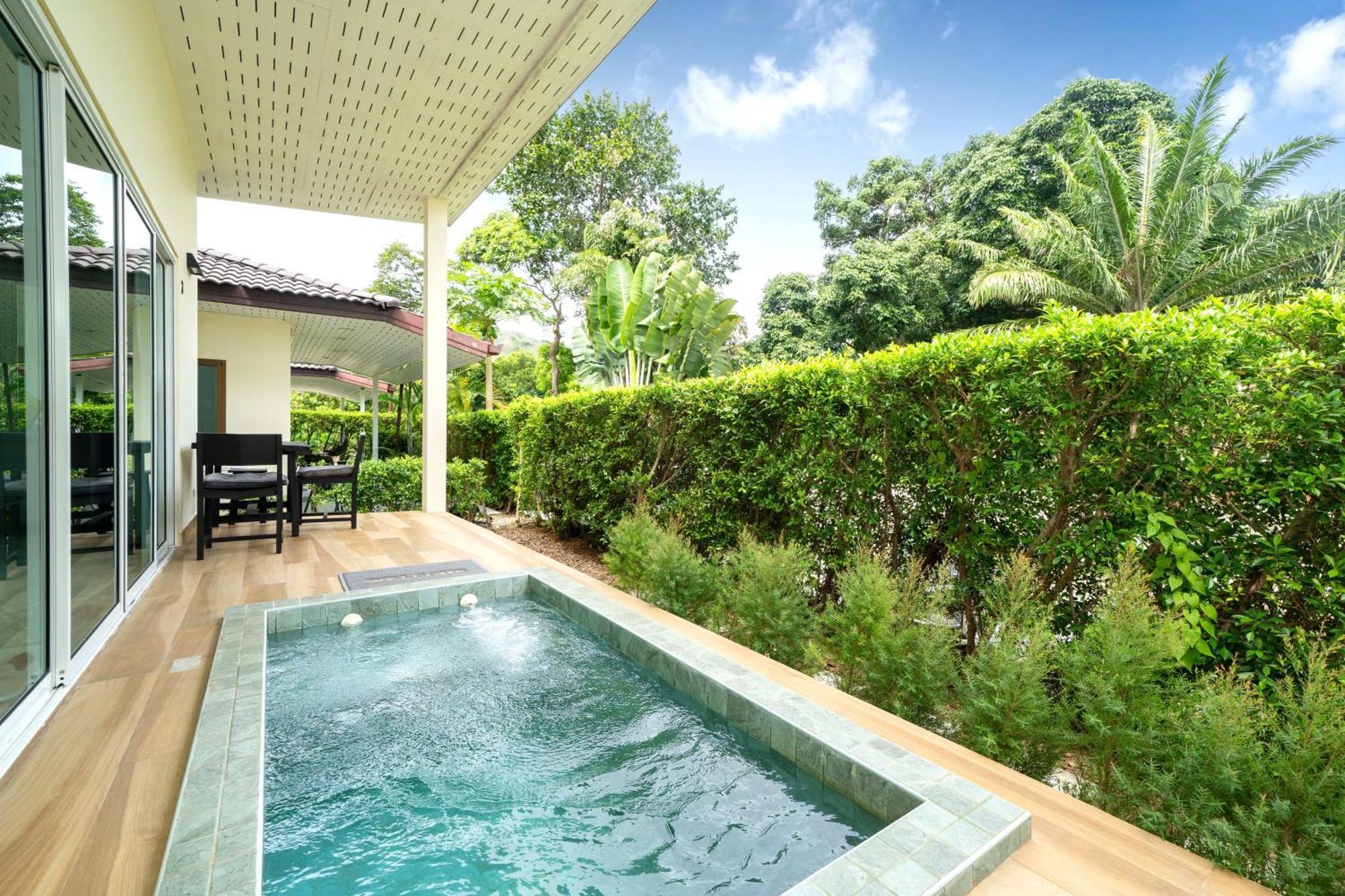 Oxavia Garden Oasis In Nai Harn - Your Private Tropical Garden With 3 Cabins And Jacuzzi Rawai Esterno foto
