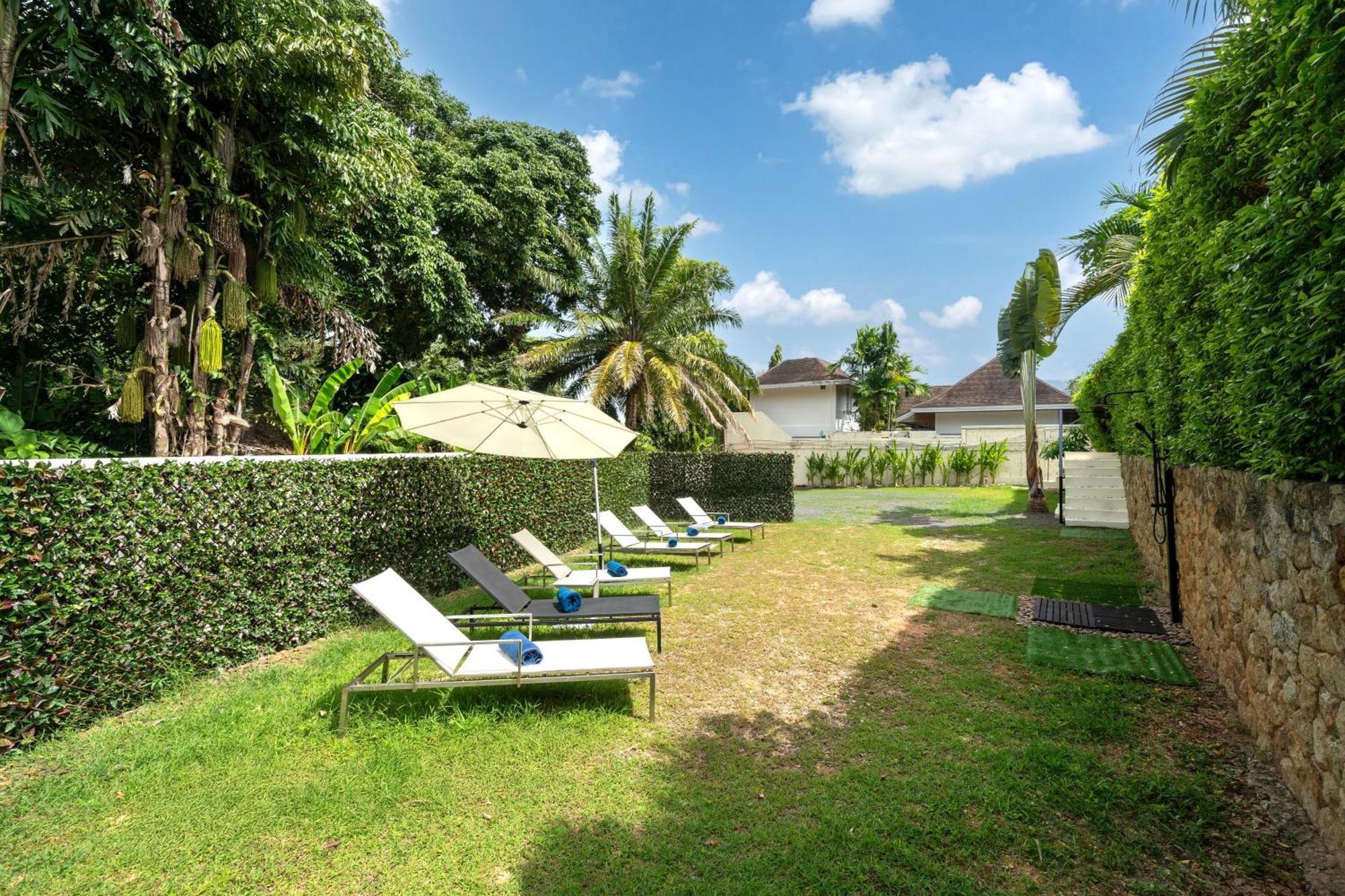 Oxavia Garden Oasis In Nai Harn - Your Private Tropical Garden With 3 Cabins And Jacuzzi Rawai Esterno foto