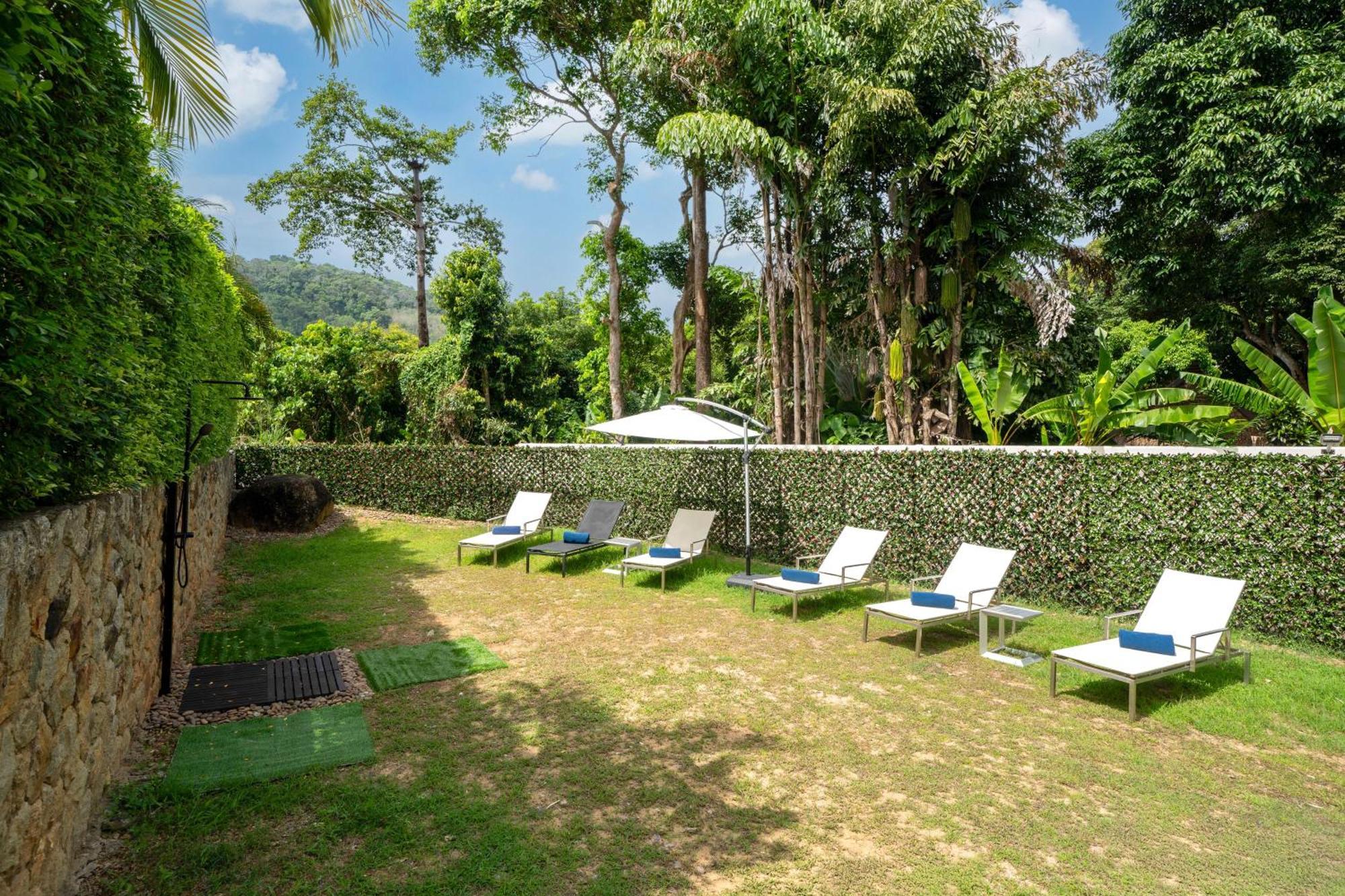 Oxavia Garden Oasis In Nai Harn - Your Private Tropical Garden With 3 Cabins And Jacuzzi Rawai Esterno foto